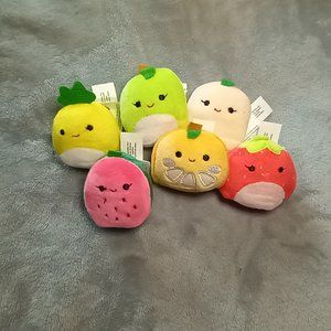 6 pack Fruit Squishmallows